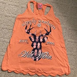 Simply southern tank top